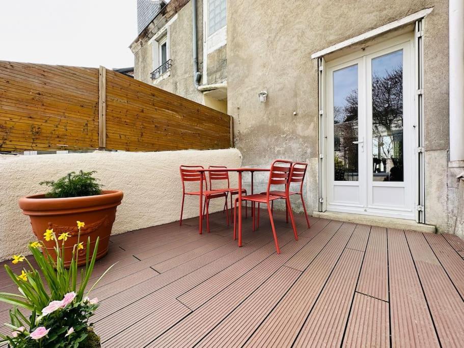 Le Jardin Secret - Jardin/Loire Appartement Tours Buitenkant foto